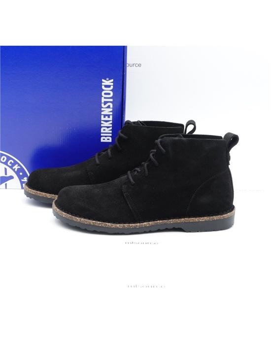 NEW Men\'s Birkenstock Uppsala Chukka Suede Boot 1028115 Black main image 4